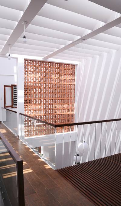 Tạo điểm nhấn cho không gian nhà với thiết kế cac bức tường gạch hoa gió