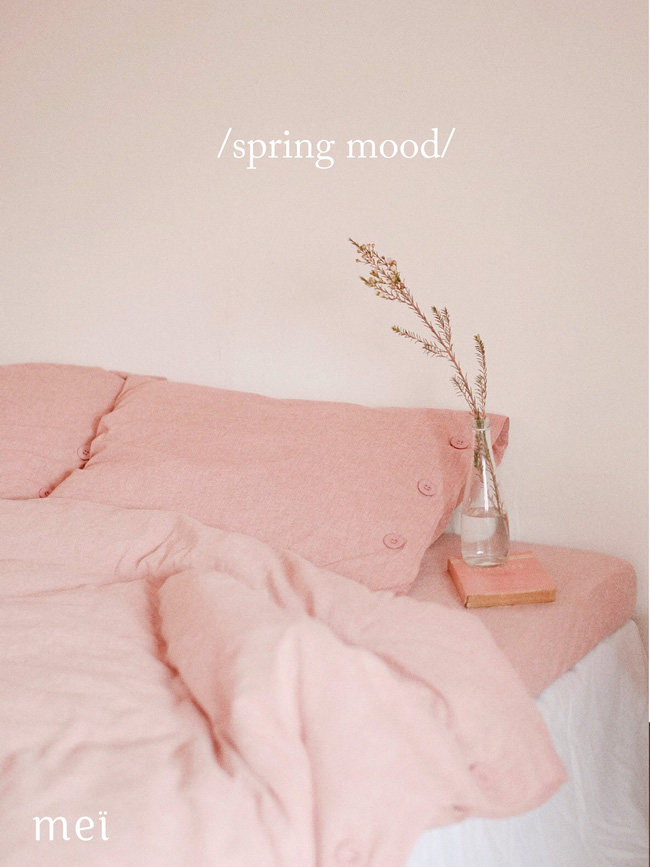 Thiết kế phòng ngủ homestay với tone màu hồng