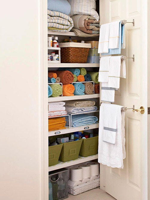 Mẹo giúp bạn tổ chức tốt các ngăn tủ đựng ga gối