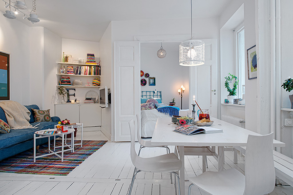 Trang trí căn hộ nhỏ theo phong cách Scandinavia