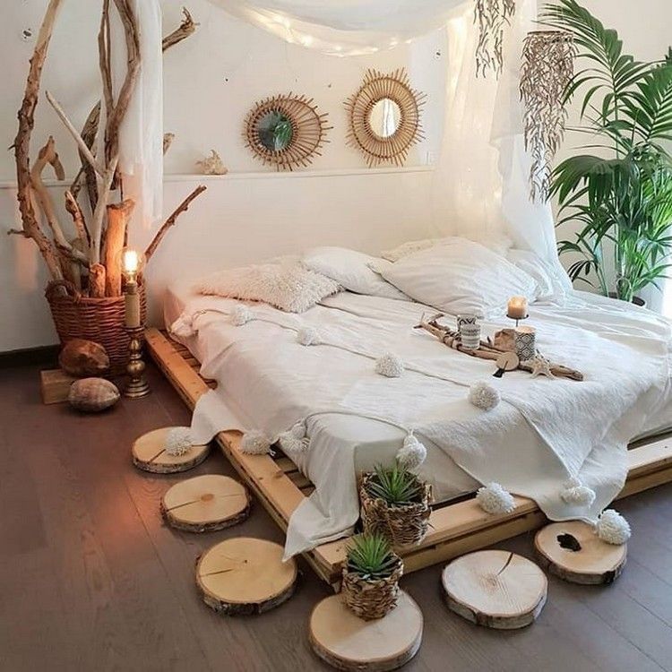 thiết kế phòng ngủ đem lại cảm giác gần gũi thiên nhiên
