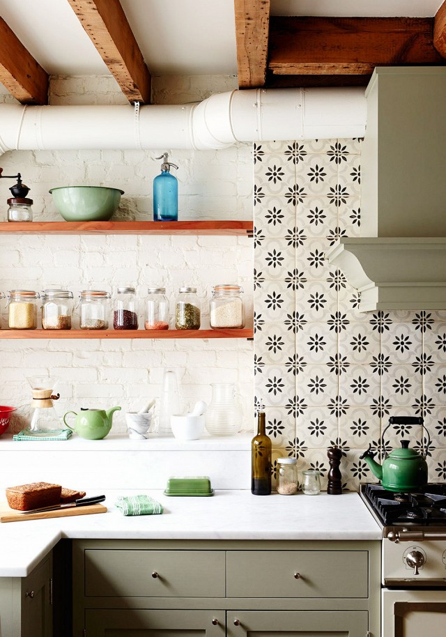 Những mẫu thiết kế bếp với gạch ốp tường bếp đẹp