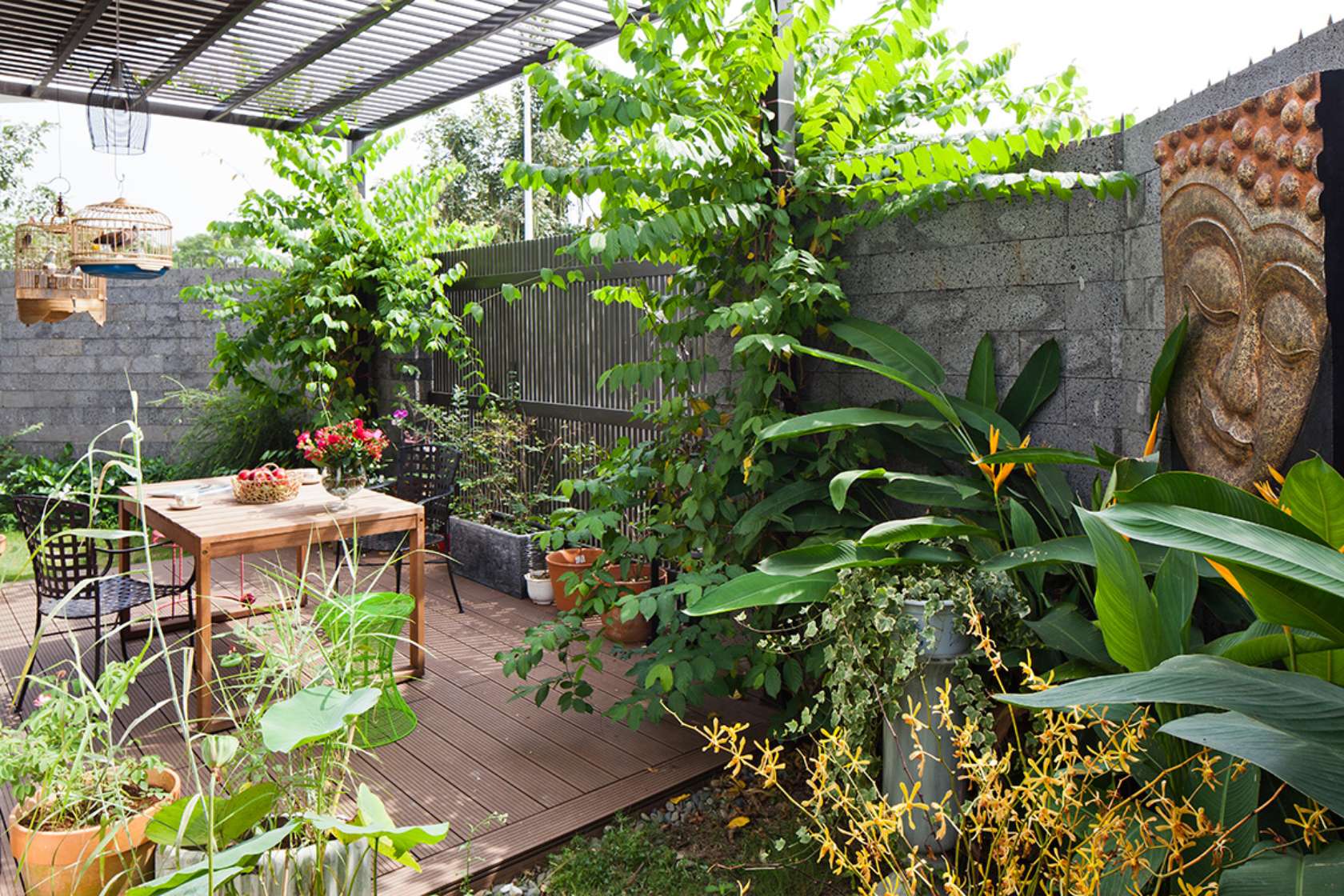 Nhà vườn đẹp hút hồn ở Sài Gòn - vườn tược
